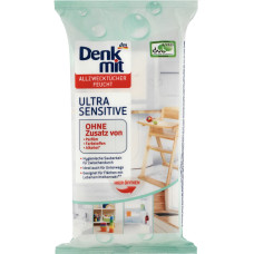 Вологі серветки для прибирання Denkmit Allzwecktücher Feucht Ultra Sensitive, 50 шт